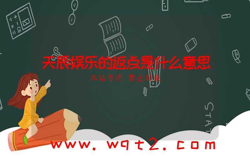 天辰娱乐的返点是什么意思-第1张图片